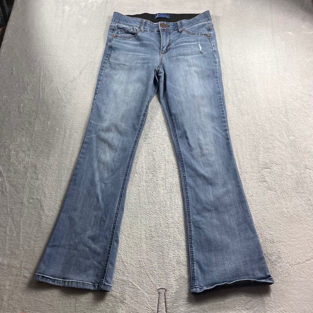Democracy Absolution Blue Bootcut Jeans Womens Size 8 Mid Rise Tummy Control